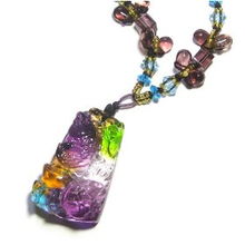 诚石缘古法琉璃时装项链 年年有余，珠宝与汽车配饰的完美融合